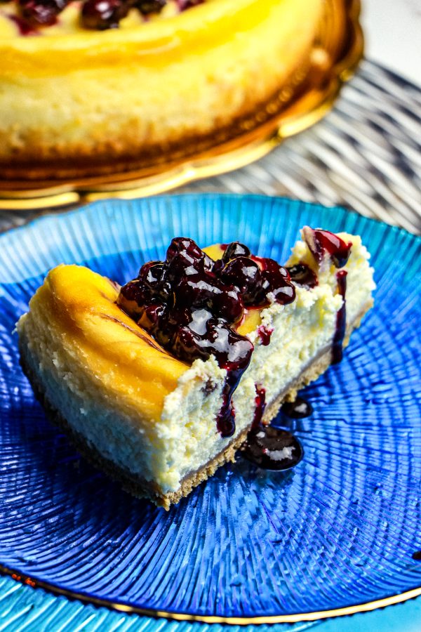 Blueberry Cheesecake Slice