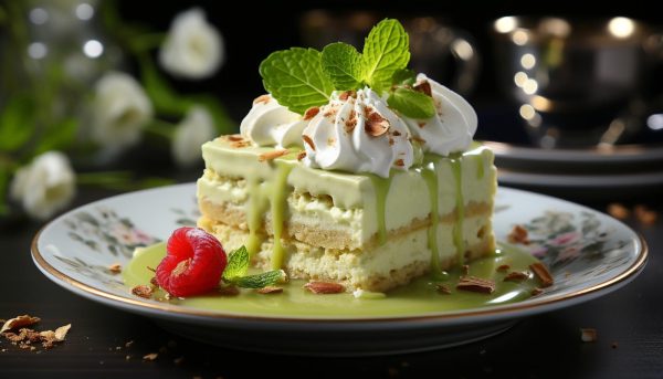 Pistachio tiramisu